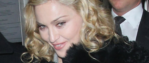Madonna leaving the Brasserie restaurant, Berlin