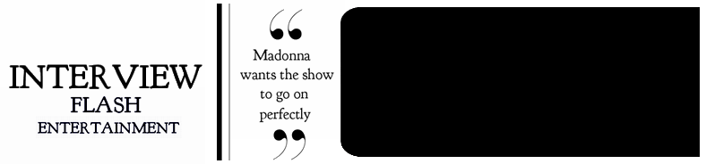 Madonna MDNA TOUR - FLASH ENTERTAINMENT