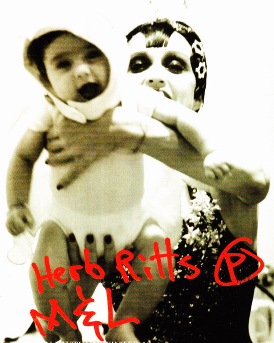 Madonna and Lola by Herb Ritts Scan