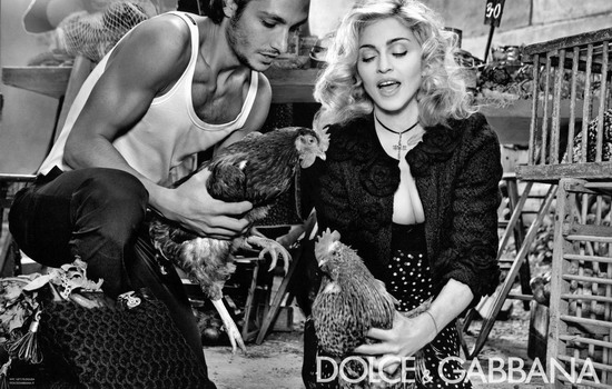 Madonna Dolce & Gabbana ad in Interview Magazine