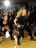 Madonna during the exclusive dance class at the Hard Candy Fitness center, Mexico 10