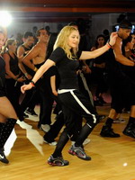 Madonna during the exclusive dance class at the Hard Candy Fitness center, Mexico 13