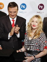 Madonna at the opening of the Hard Candy Fitness center, Mexico 20
