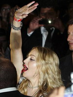 Madonna at the opening of the Hard Candy Fitness center, Mexico 21