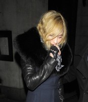 Madonna and Brahim Zaibat leaving the Wolseley Restaurant, London 01