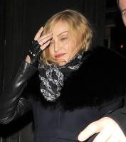 Madonna and Brahim Zaibat leaving the Wolseley Restaurant, London 04