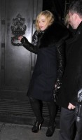 Madonna and Brahim Zaibat leaving the Wolseley Restaurant, London 09