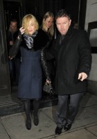 Madonna and Brahim Zaibat leaving the Wolseley Restaurant, London 15