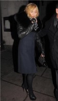 Madonna and Brahim Zaibat leaving the Wolseley Restaurant, London 19