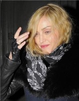 Madonna and Brahim Zaibat leaving the Wolseley Restaurant, London 20