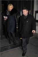 Madonna and Brahim Zaibat leaving the Wolseley Restaurant, London 37