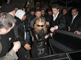 Madonna and Brahim Zaibat leaving the Aura Nightclub in Mayfair, London on January 6th 2011 02