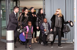 Madonna arriving at Heathrow airport, London (6)