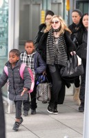Madonna arriving at Heathrow airport, London (14)
