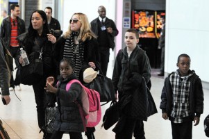 Madonna arriving at Heathrow airport, London (17)