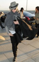 Madonna leaving London, Heathrow Airport, April 12th 2011 (3)