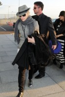 Madonna leaving London, Heathrow Airport, April 12th 2011 (4)
