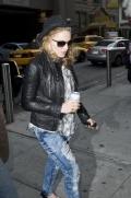 Madonna out and about, New York, April 25 2011 (2)