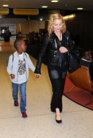 Madonna arrives at JFK airport New York - destination London (7)