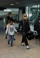 Madonna arrives at Heathrow airport, London (3)