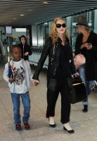 Madonna arrives at Heathrow airport, London (7)