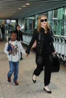 Madonna arrives at Heathrow airport, London (8)