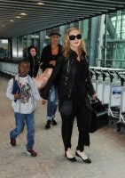 Madonna arrives at Heathrow airport, London (9)