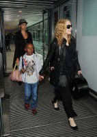 Madonna arrives at Heathrow airport, London (14)