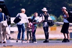 Madonna and family in the Hamptons 02