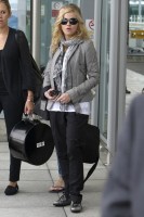 Madonna and family arriving at Heathrow Airport, London (1)