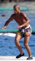 Madonna and family at the beach in Antibes, France (8)
