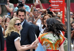 Madonna and W.E. cast at the 68th Venice Film Festival Press Conference (1)