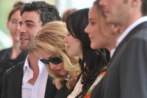 Madonna and W.E. cast at the 68th Venice Film Festival Press Conference (14)