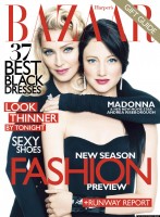 Madonna on the cover of Harper's Bazaar - December 2011 January - HQ (1)
