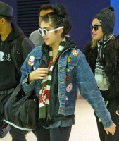 Madonn at JFK airport, New York - 23 December 2011 (4)