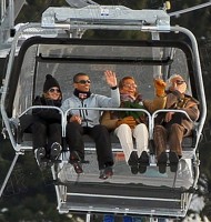Madonns skying in Gstaad, Switzerland - 27 December 2011 - Update 01 (1)
