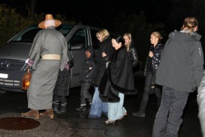 Madonna visits the Grand Chalet in Rossiniere - 2 January 2012 (6)