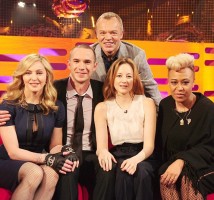 Madonna at the taping of the Graham Norton Show (4)