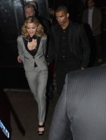 Madonna and Brahim Zaibat leaving the Boom Boom Room, New York - 24 January 2012 (1)
