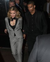 Madonna and Brahim Zaibat leaving the Boom Boom Room, New York - 24 January 2012 (2)