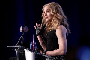 Madonna at the Super Bowl press conference - 2 February 2012 (10)