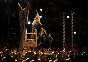 Madonna at the Super Bowl Halftime Show - 5 February 2012 (7)