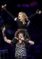 Madonna at the Super Bowl Halftime Show - 5 February 2012 - Update 3 (17)