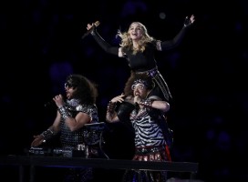 Madonna at the Super Bowl Halftime Show - 5 February 2012 - Update 1 (22)
