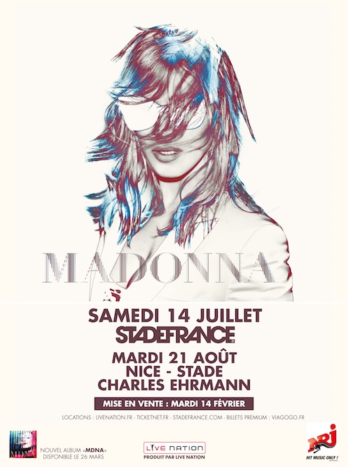 Madonna European Tour 2012 Tickets