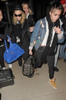 Madonna and Lourdes at JFK airport, 21 February 2012 - Update 3 (24)