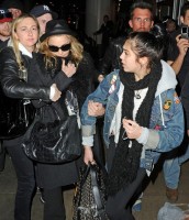 Madonna and Lourdes at JFK airport, 21 February 2012 - Update 3 (47)