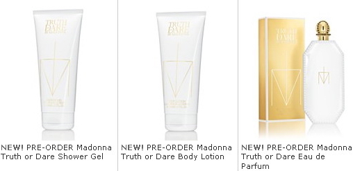 Madonna Truth or Dare Fragrance Collection
