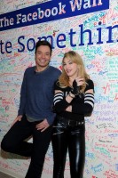 Madonna and Jimmy Fallon at the Facebook Wall in New York (3)