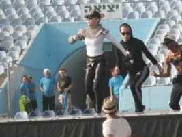 MDNA Tour Rehearsals - Ramat Gan Stadium Tel Aviv [26 May 2012] (1)